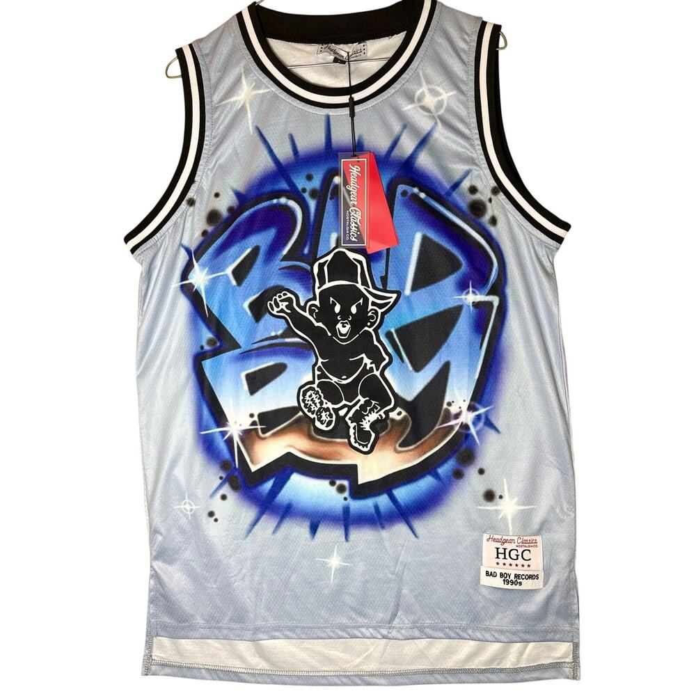NWT - Bad Boy Records Headgear Classic Basketball Jersey - L